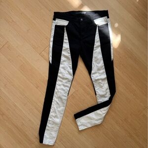 Joe's Jeans Colorblock Skinny Ankle Jeans